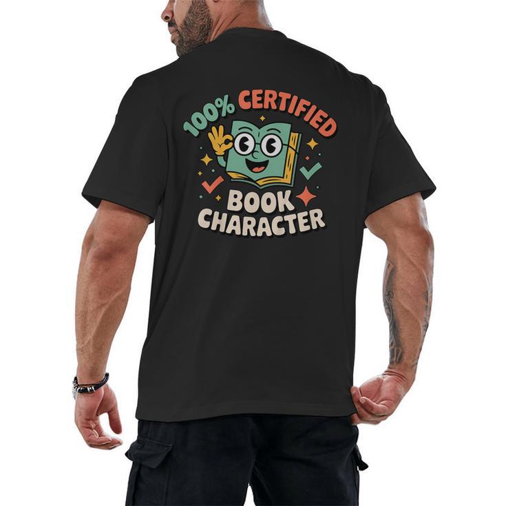 100 Certified Book Character Costumes For Kids Storybook Men's Back Print T-Shirt