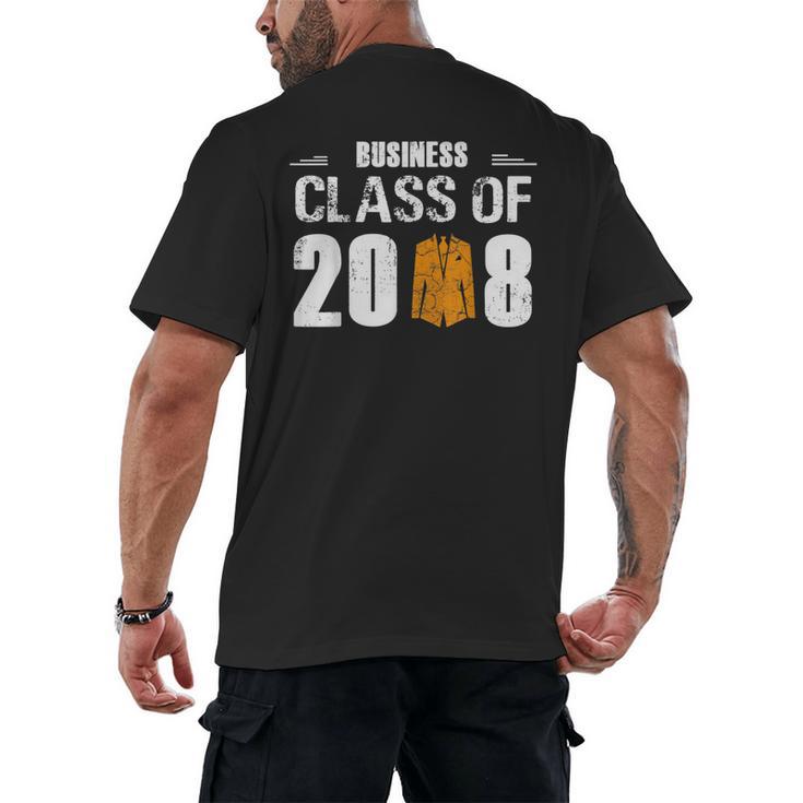 2018 Business Graduation Shirt Business Major Men's Back Print T-Shirt