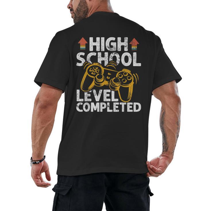2019 High School Graduation Gamer Graduation Men's Back Print T-Shirt