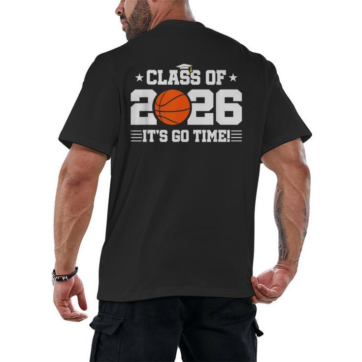 2026 Basketball Player 2026 Graduation Class Of 2026 Men's Back Print T-Shirt
