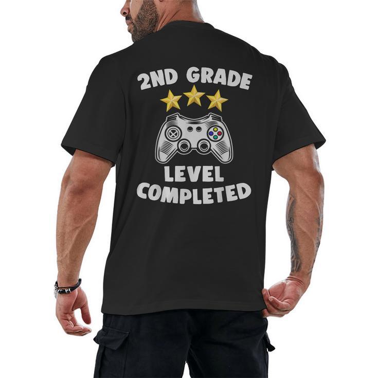 2nd Grade Graduation  Video Gamer Tee Men's Back Print T-Shirt