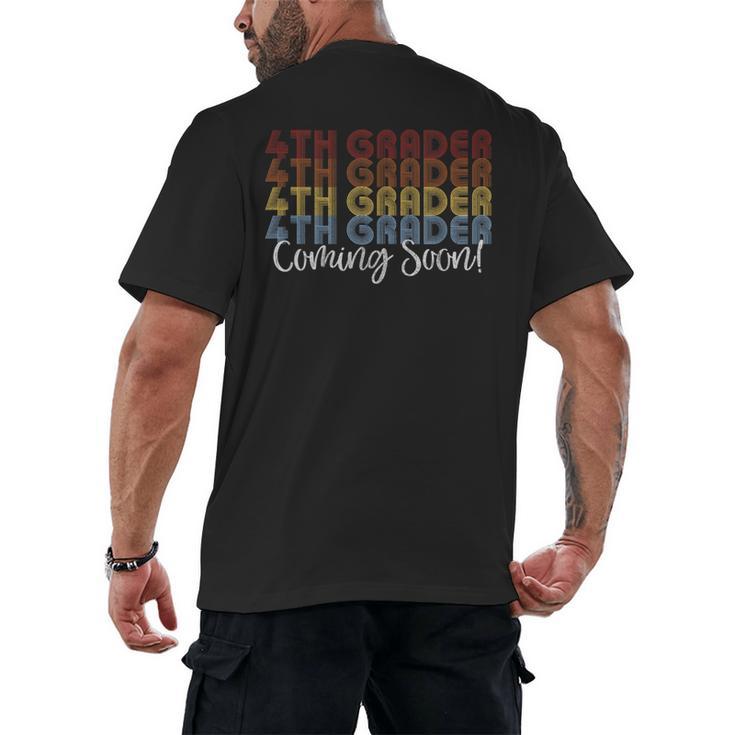 4th Grader Coming Soon 3rd Grade Graduation Men's Back Print T-Shirt