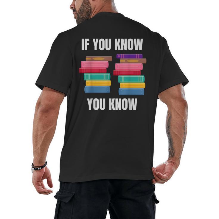 67 Reading Books 6 7 If You Know Six Seven Men's Back Print T-Shirt