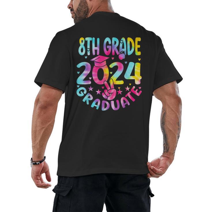 8th Grade Graduate 2024 Graduation Last Day Of School Tie Men's Back Print T-Shirt