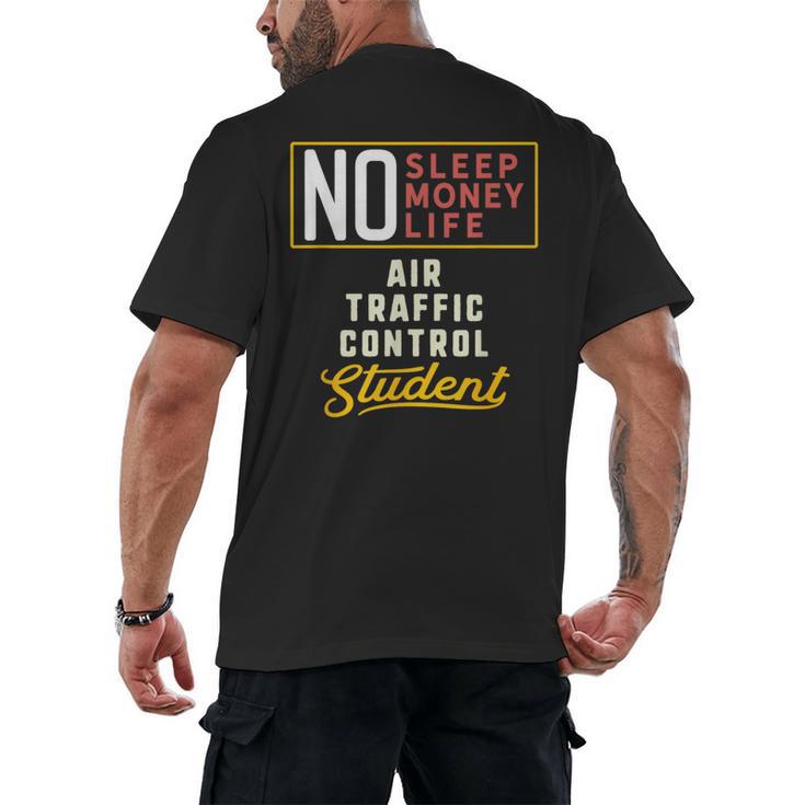 Air Traffic Control Major Student Shirt Graduation Men's Back Print T-Shirt