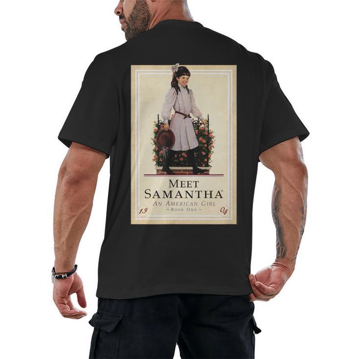 American Girl Meet Samantha Book Cover Men's Back Print T-Shirt