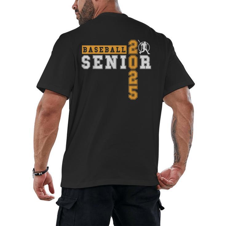 Baseball Senior Night Baseball Senior 2025 Graduation 11 Men's Back Print T-Shirt