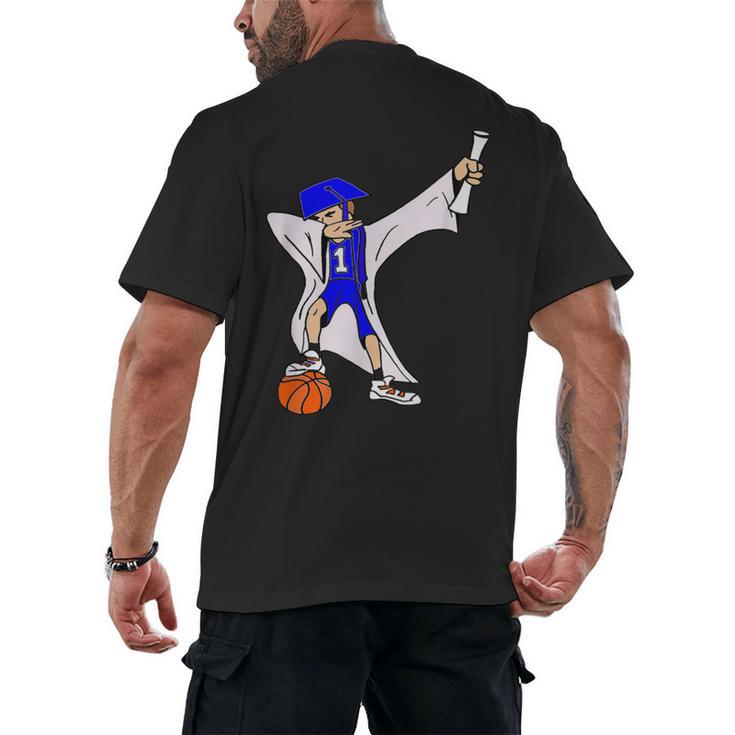 Basketball Dabbing Shirt Senior Graduation Him Her Men's Back Print T-Shirt