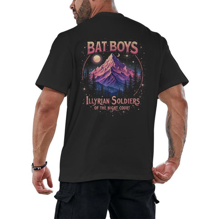 Bat Boys Night Court Mountain Nesta Bookworm ACOSF Bookish Men's Back Print T-Shirt
