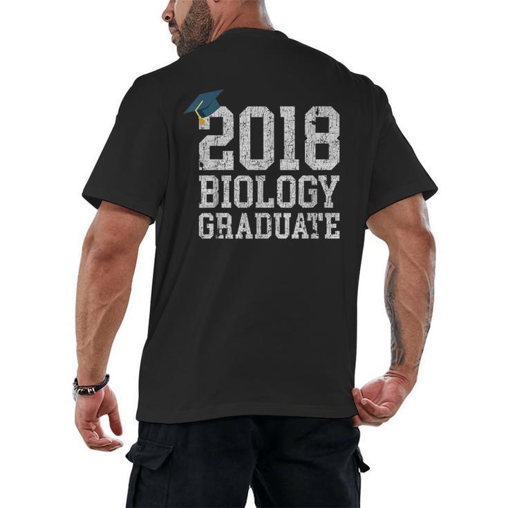 Biology Graduation Shirt 2018 Science Biology Graduate Men's Back Print T-Shirt
