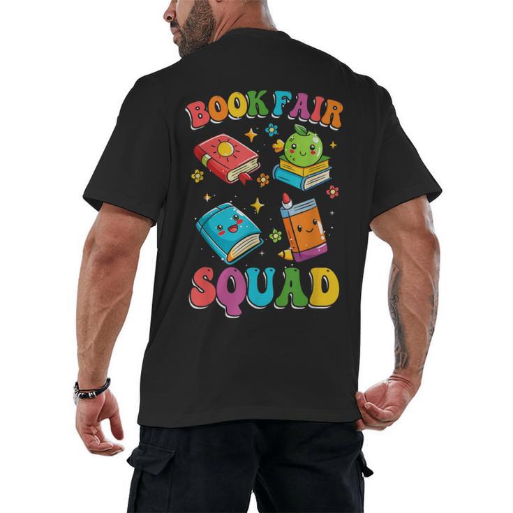 Book Fair Squad Men's Back Print T-Shirt