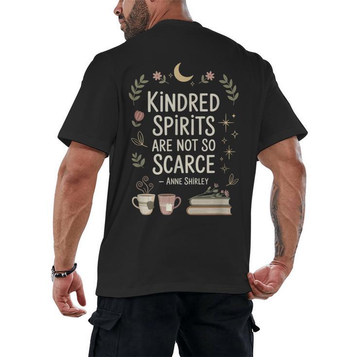 Book Lover Friend Quote Anne Men's Back Print T-Shirt
