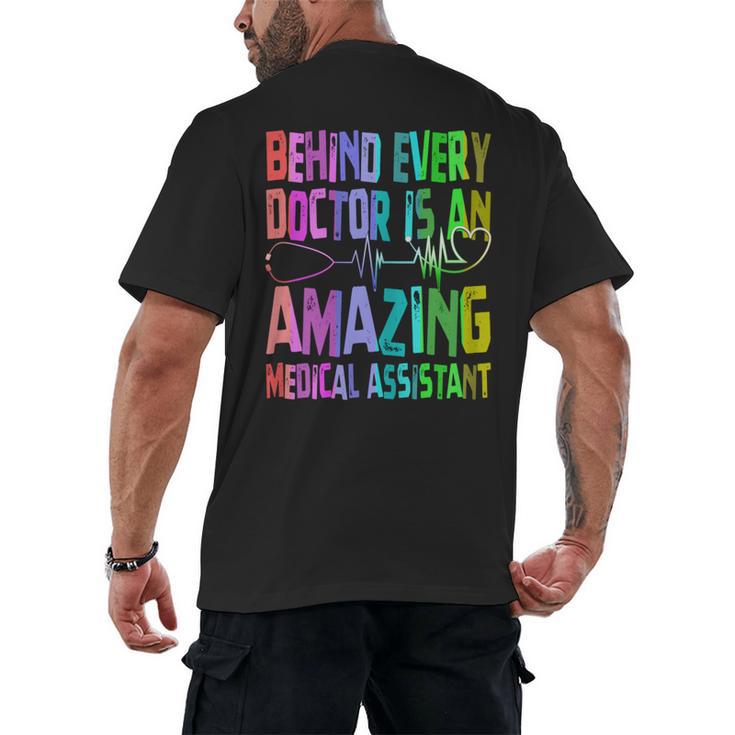 Certified Medical Assistant CMA Graduation Men's Back Print T-Shirt
