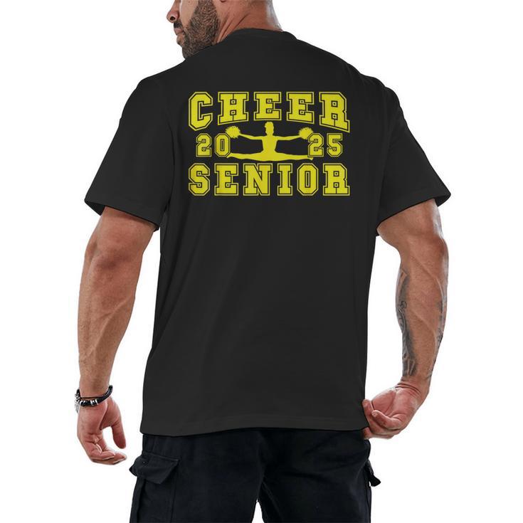 Cheerleading Senior Night Cheer Senior 2025 Graduation 10 Men's Back Print T-Shirt