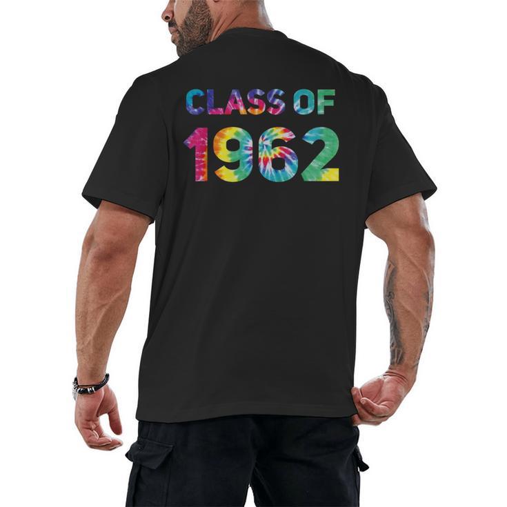 Class Of 1962 School Reunion College Highschool Graduation Men's Back Print T-Shirt