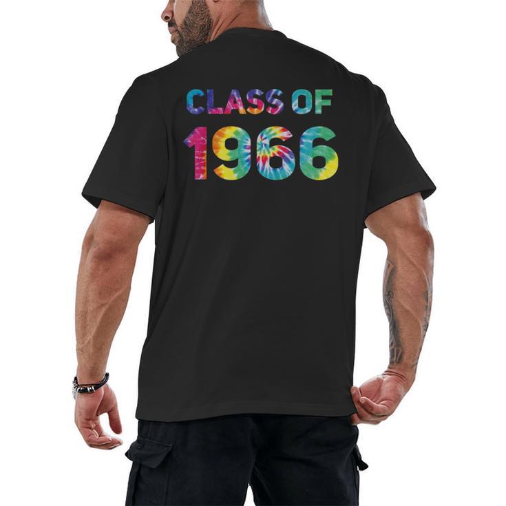 Class Of 1966 School Reunion College Highschool Graduation Men's Back Print T-Shirt