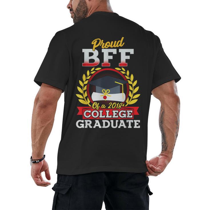 Class Of 2018 Graduation Tshirt For BFF Of Graduate Men's Back Print T-Shirt