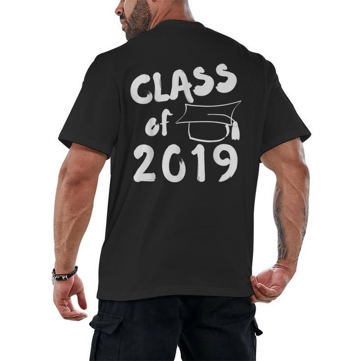 Class Of 2019 Graduation Shirt Men's Back Print T-Shirt