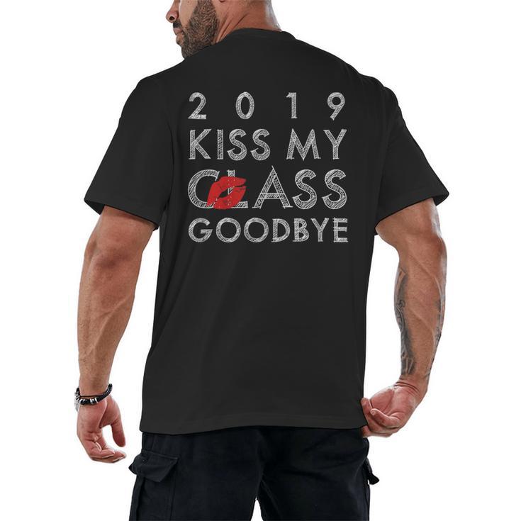 Class Of 2019 Pretty High School Senior Graduation T Shirt Men's Back Print T-Shirt