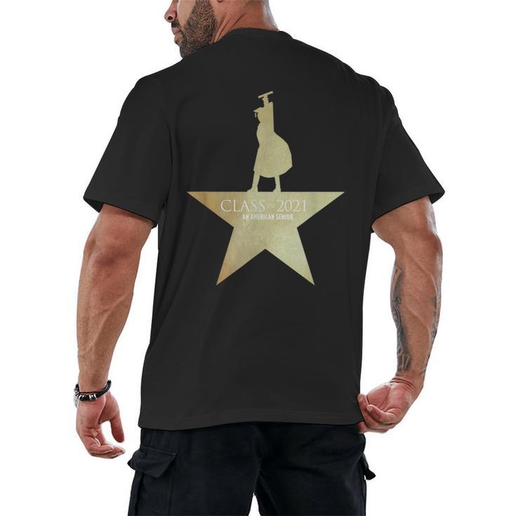 Class Of 2021 Senior Year Musical Style Graduation For Grad Men's Back Print T-Shirt