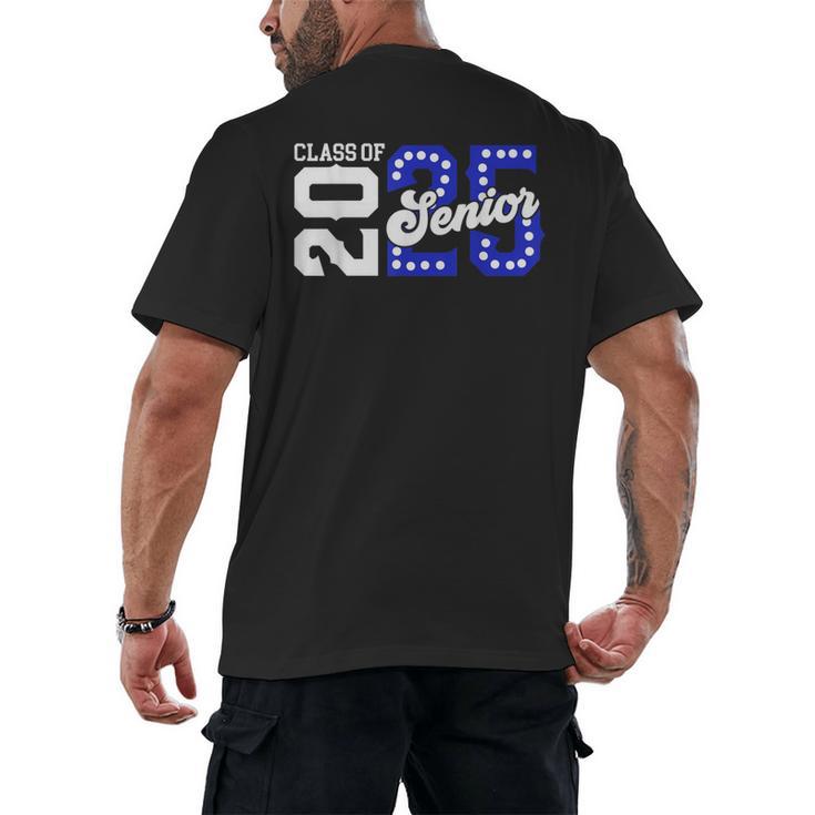 Class Of 2025 Senior 2025 Back To School Graduation Party Men's Back Print T-Shirt