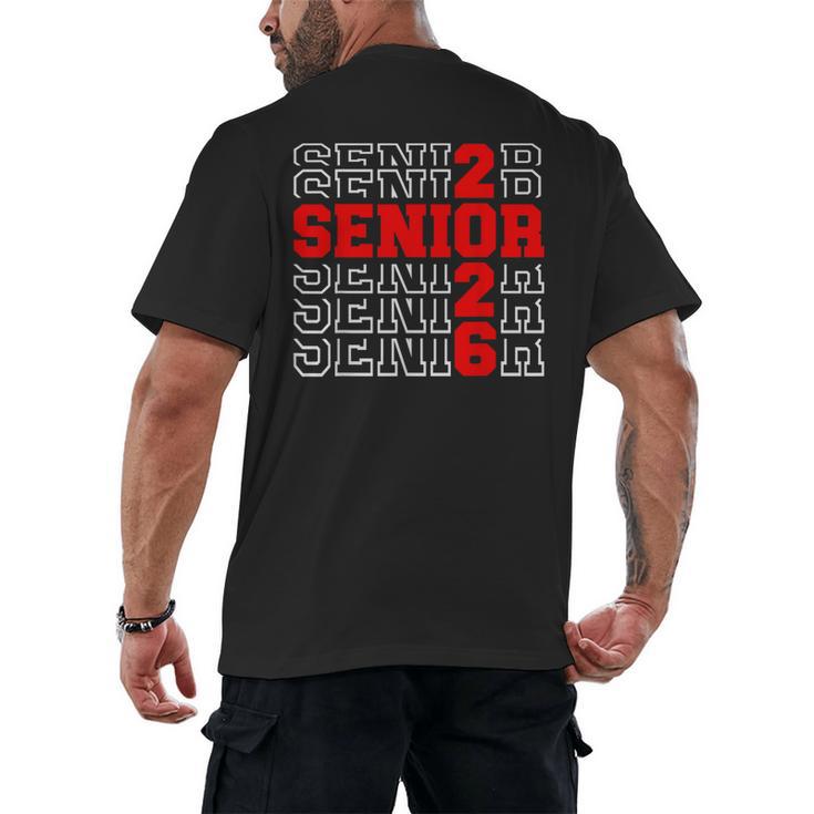 Class Of 2026 Senior Back To School 2026 Graduation 2026 Men's Back Print T-Shirt