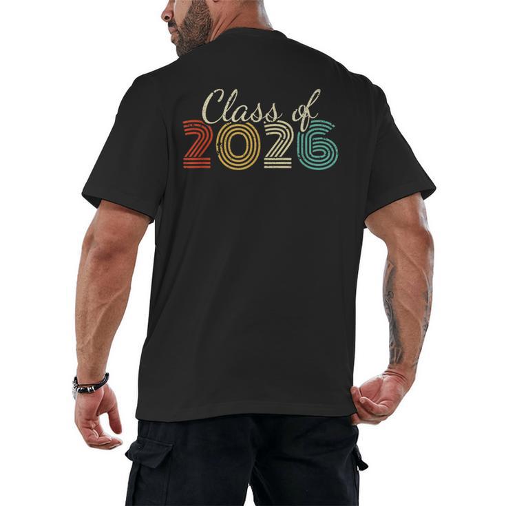 Class Of 2026 Senior Graduate 2026 Graduation Men's Back Print T-Shirt
