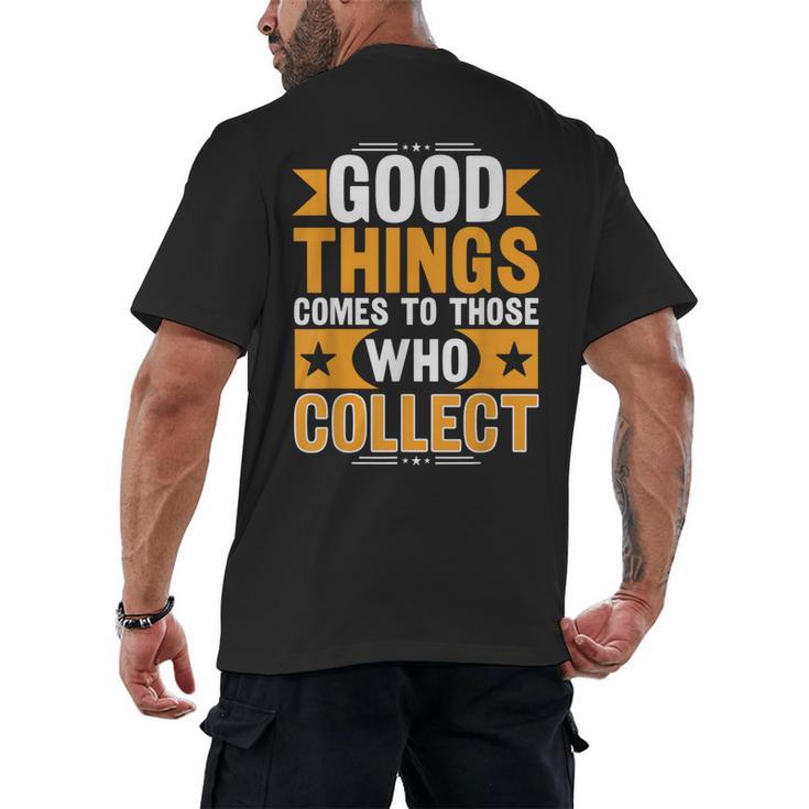 Comic Book Collector Meme Quote Men's Back Print T-Shirt