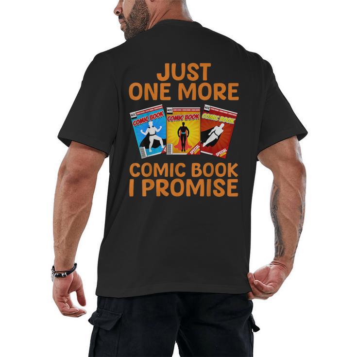 Comic Book For Men Women Comic Book Collectors Men's Back Print T-Shirt
