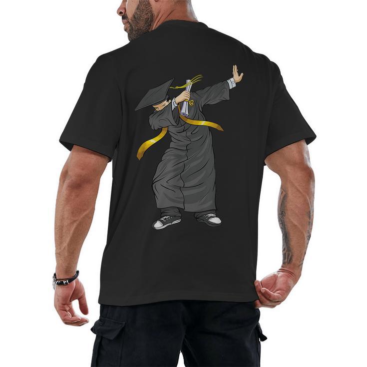 Cool Graduation Dab Dabbing Senior 2019 Grad Men's Back Print T-Shirt