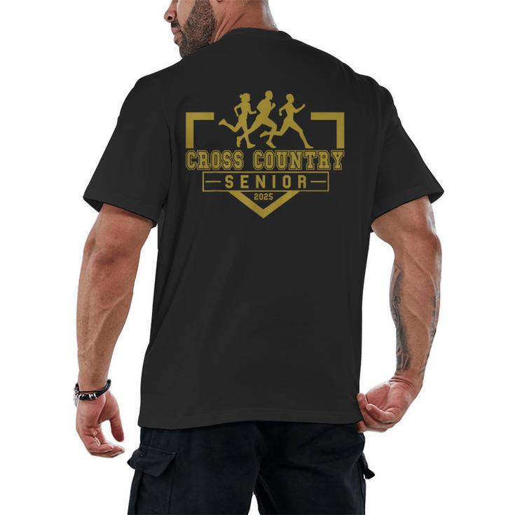 Cross Country Senior Night Senior 2025 Graduation Party 20 Men's Back Print T-Shirt