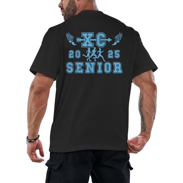 Cross Country Senior Night Senior 2025 Graduation Party 25 Men's Back Print T-Shirt