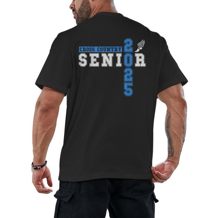 Cross Country Senior Night Senior 2025 Graduation Party 30 Men's Back Print T-Shirt