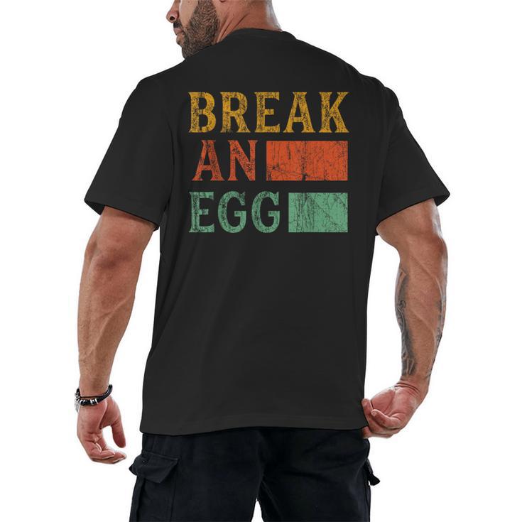 Culinary School Graduation Bake Cooking Chef Cook Men's Back Print T-Shirt