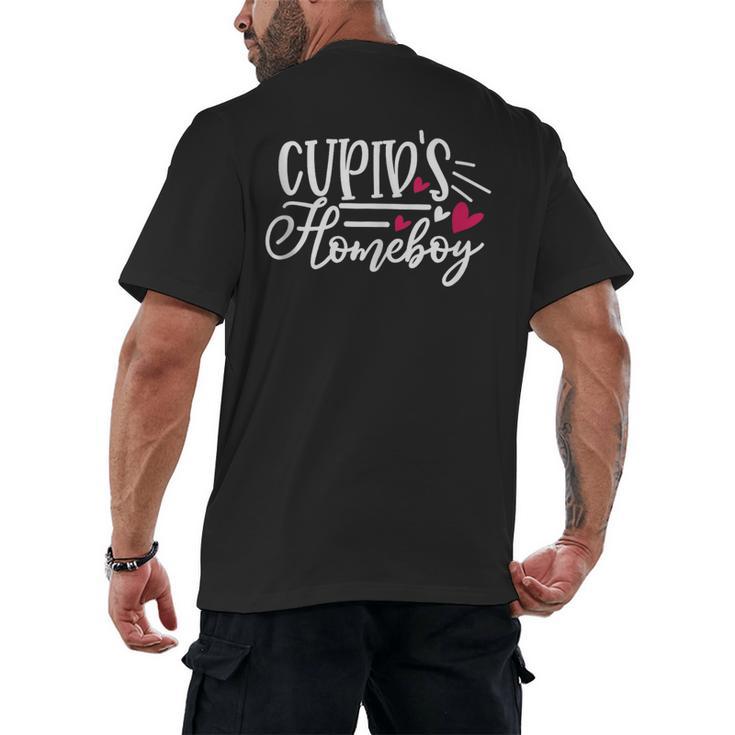 Cupid's Homebody Introvert Valentine's Day Home Men's Back Print T-Shirt