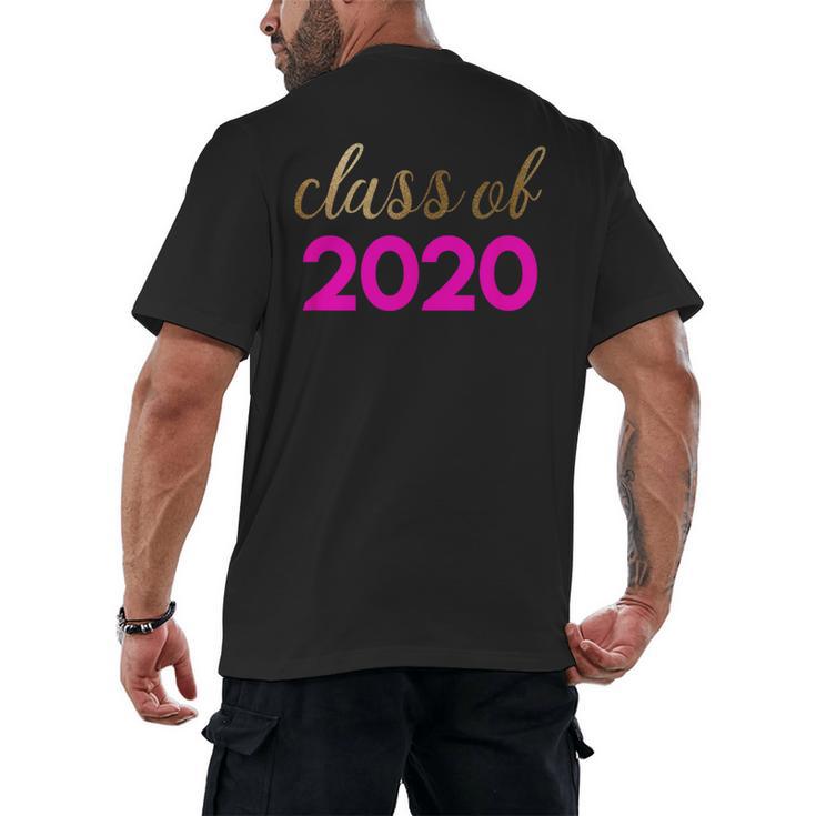 Cute Graduation Shirt Class Of 2020 Shirt Men's Back Print T-Shirt