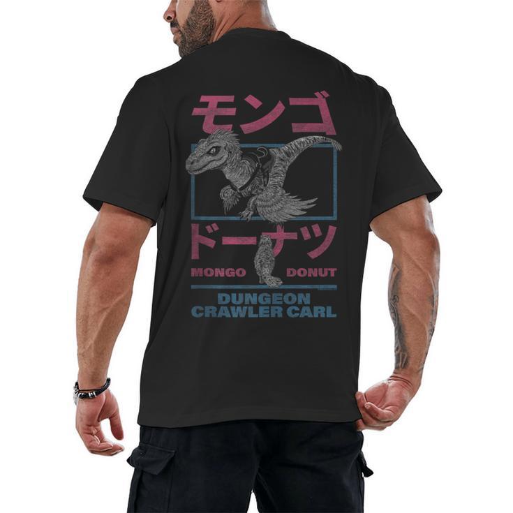 DCC Mongo And Donut Face-Off With Kanji Gamer Series Book Men's Back Print T-Shirt