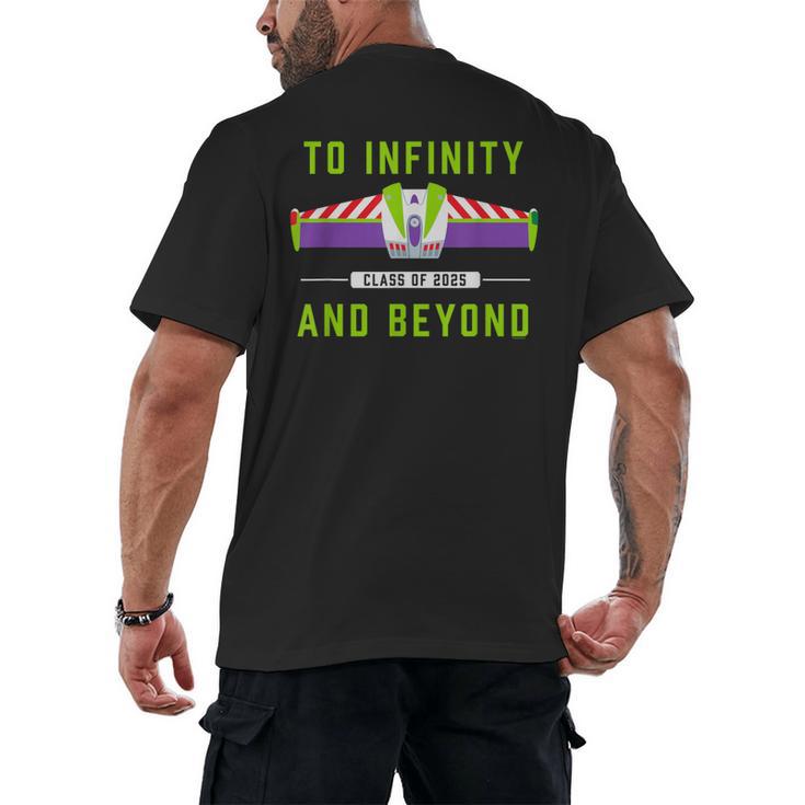 Disney And Pixar’s Toy Story Buzz Graduation Class Of 2025 Men's Back Print T-Shirt