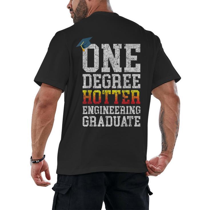 Engineering Graduation Tshirt One Degree Hotter Men's Back Print T-Shirt
