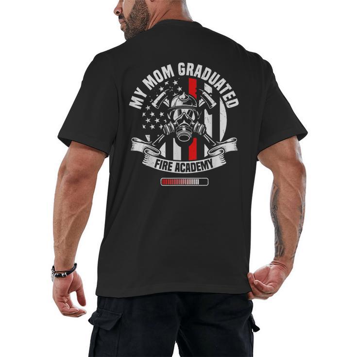 Fire Academy Graduate Firefighter Graduation Men's Back Print T-Shirt