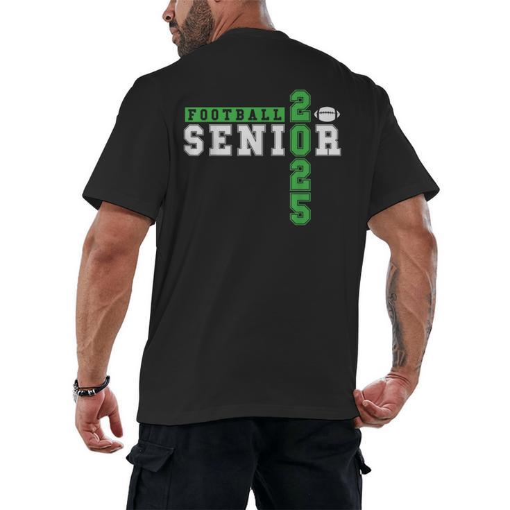 Football Senior Night Football Senior 2025 Graduation 23 Men's Back Print T-Shirt