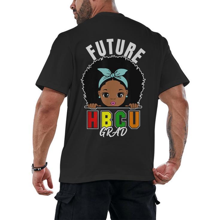Future HBCU Grad Girl Graduation Historically College Men's Back Print T-Shirt