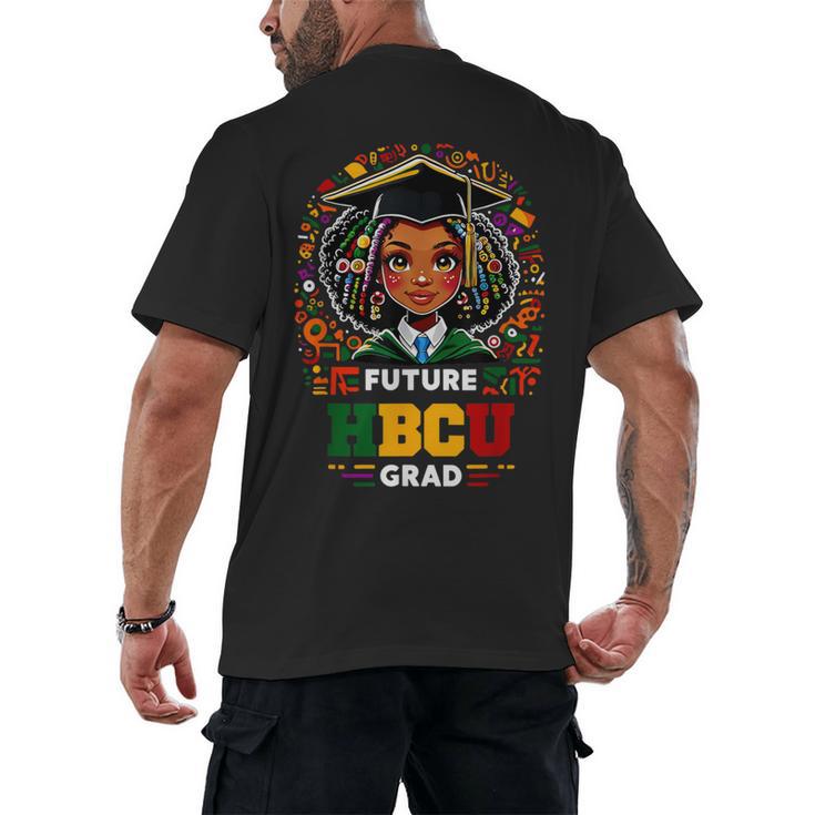 Future HBCU Grad Graduation Students Girl Kids Men's Back Print T-Shirt