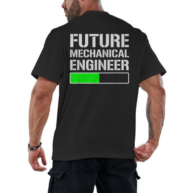 Future Mechanical Engineer Cool Graduation Men's Back Print T-Shirt