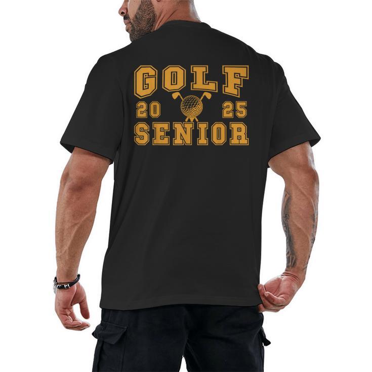 Golf Senior Night Golf Senior 2025 Graduation 14 Men's Back Print T-Shirt