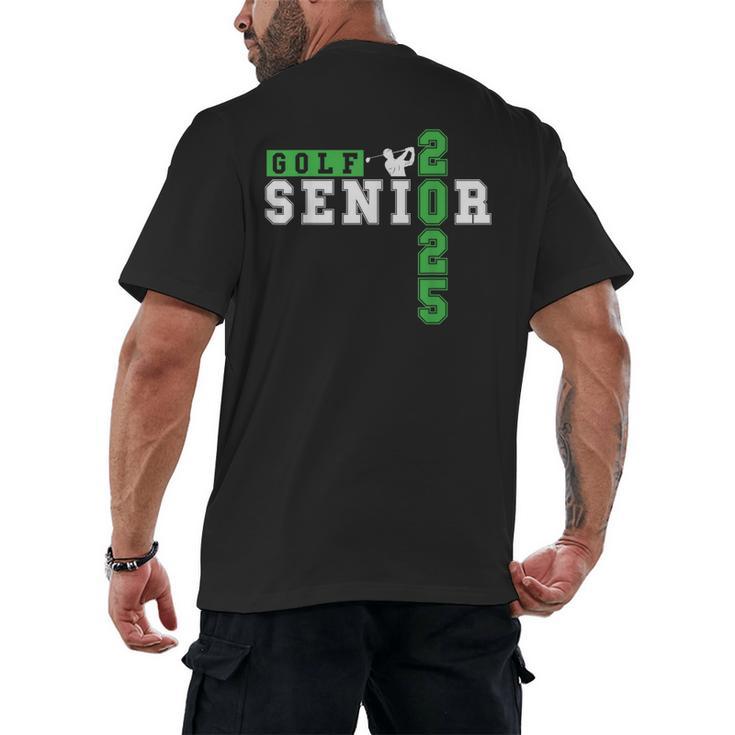 Golf Senior Night Golf Senior 2025 Graduation 33 Men's Back Print T-Shirt