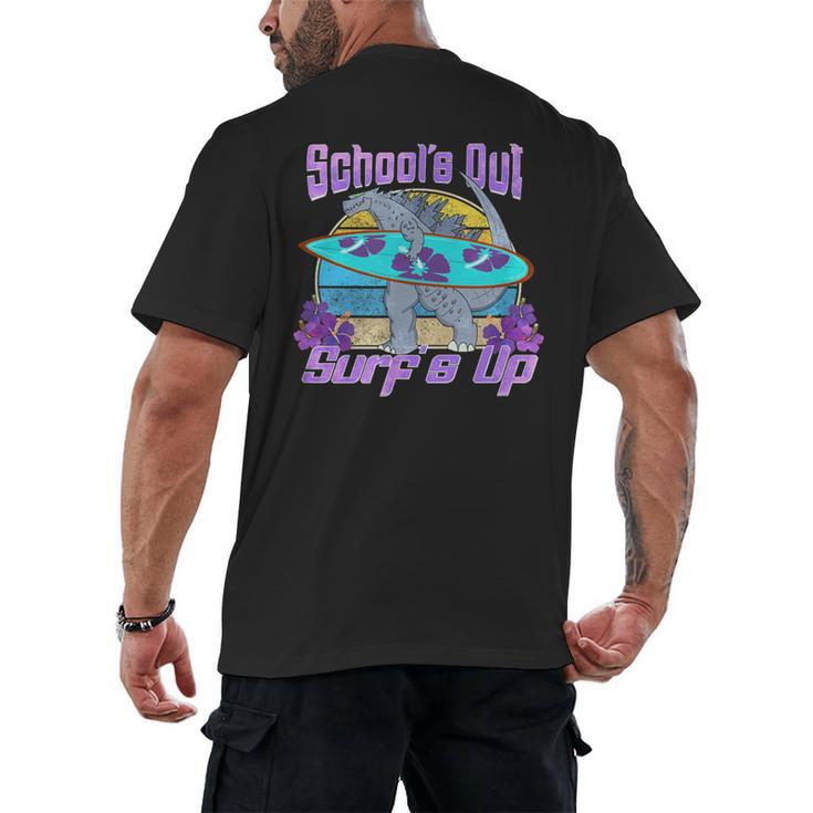 Goodbye School Hello Summer Last Day Of School Graduation Men's Back Print T-Shirt