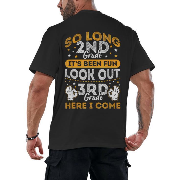 Grade So Long Second Grade It's Been Fun Graduation 2019 Men's Back Print T-Shirt