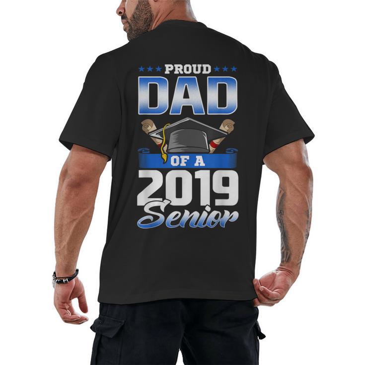 Graduation 2019 TShirt Proud Dad Of Senior Men's Back Print T-Shirt