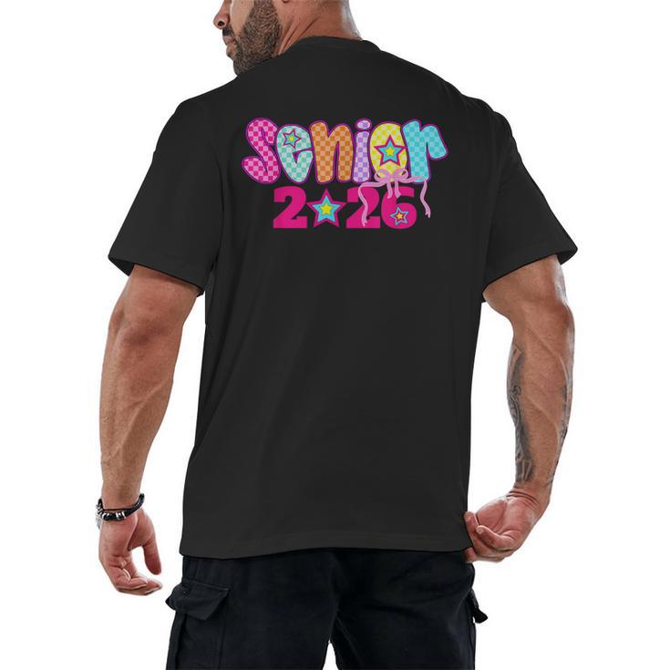Graduation Class Of 2026 Senior Pink Coquette Bow 2026 Grade Men's Back Print T-Shirt